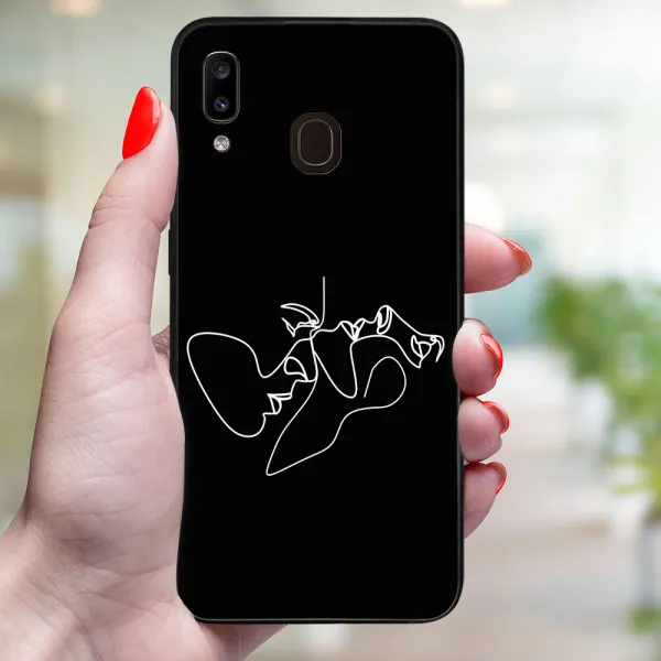 MY ART Ochranný obal pre Samsung Galaxy A20e FACES (196)