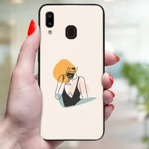 MY ART Ochranný obal pre Samsung Galaxy A20e WOMAN (197)