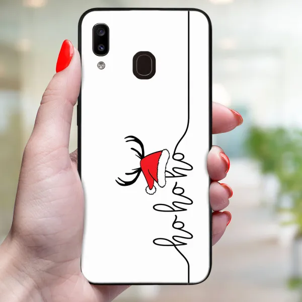 MY ART Obal s vianočným dizajnom Samsung Galaxy A20e HOHOHO (073)