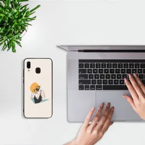 MY ART Ochranný obal pre Samsung Galaxy A20e WOMAN (197)