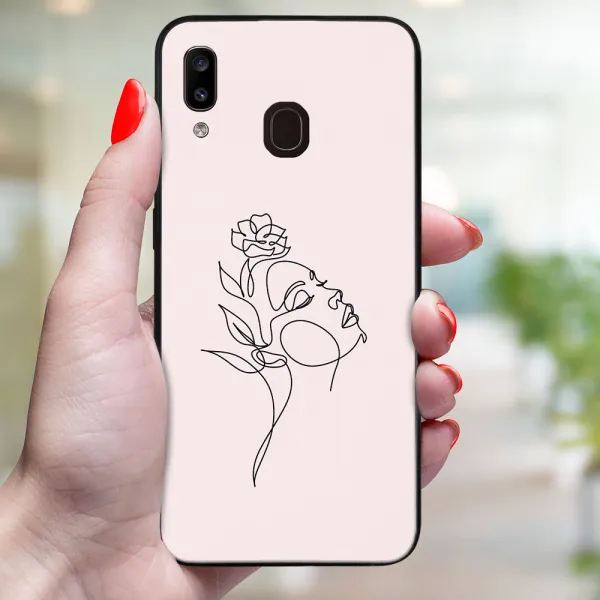 MY ART Ochranný obal pre Samsung Galaxy A20e ROSE GIRL (198)