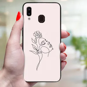 MY ART Ochranný obal pre Samsung Galaxy A20e ROSE GIRL (198)