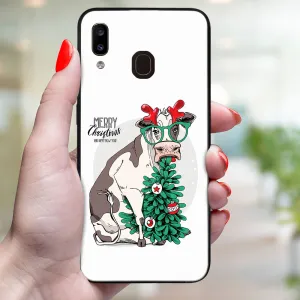 MY ART Obal s vianočným dizajnom Samsung Galaxy A20e MERRY CHRISTMAS (074)