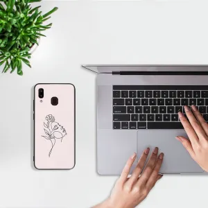 MY ART Ochranný obal pre Samsung Galaxy A20e ROSE GIRL (198)