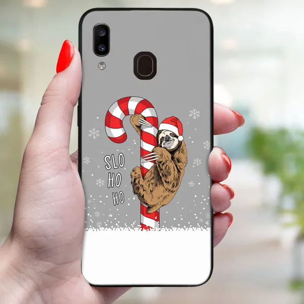 MY ART Obal s vianočným dizajnom Samsung Galaxy A20e CANDY (076)