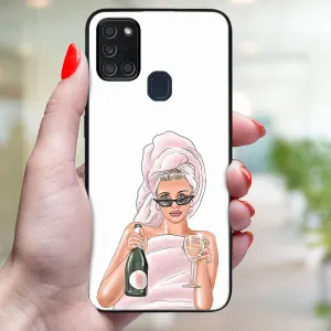 MY ART Ochranný obal pre Samsung Galaxy A21s CHAMPAGNE (134)