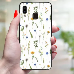 MY ART Ochranný obal pre Samsung Galaxy A20e WILDFLOWER (153)