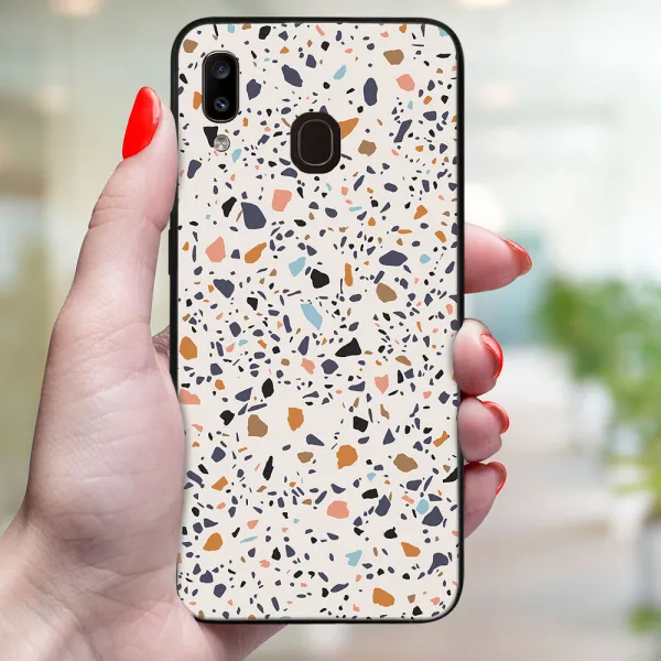 MY ART Ochranný obal pre Samsung Galaxy A20e BEIGE TERRAZZO (162)