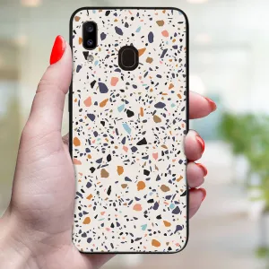 MY ART Ochranný obal pre Samsung Galaxy A20e BEIGE TERRAZZO (162)