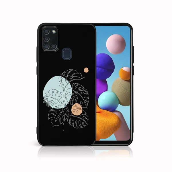 MY ART Ochranný obal pre Samsung Galaxy A21s MONSTERA (194)