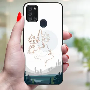 MY ART Ochranný obal pre Samsung Galaxy A21s LAKE (192)