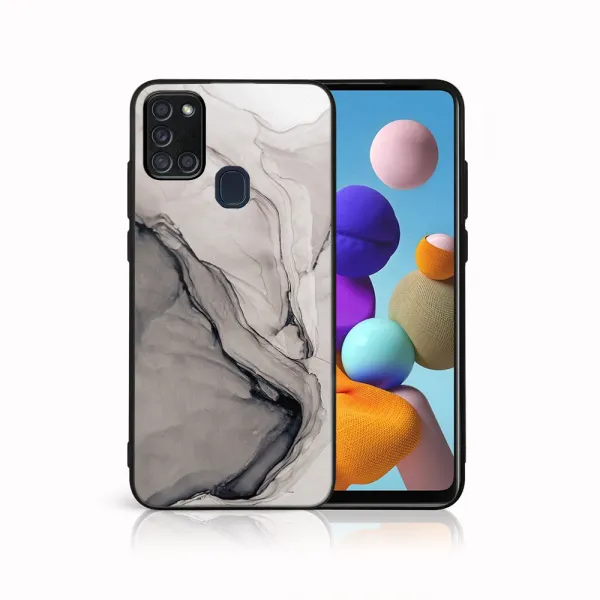 MY ART Ochranný obal pre Samsung Galaxy A21s BLACK INK (146)