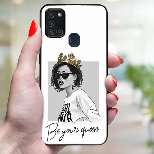 MY ART Ochranný obal pre Samsung Galaxy A21s QUEEN (139)