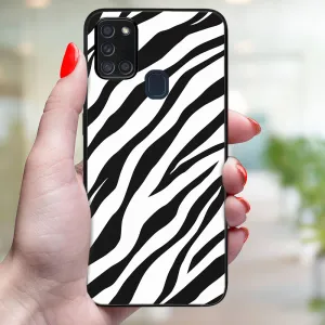 MY ART Ochranný obal pre Samsung Galaxy A21s ZEBRA (237)