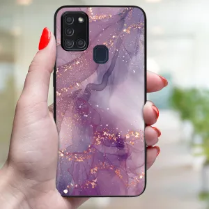 MY ART Ochranný obal pre Samsung Galaxy A21s PURPLE (148)