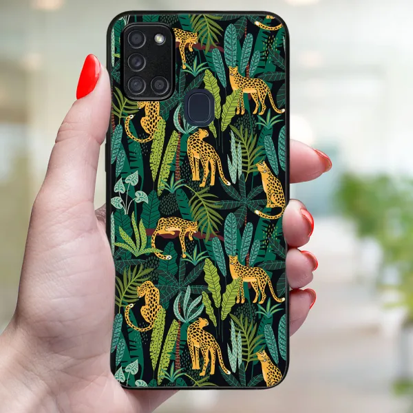 MY ART Ochranný obal pre Samsung Galaxy A21s LEOPARD (239)