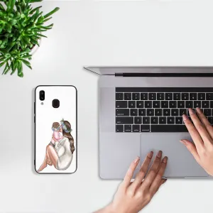 MY ART Ochranný obal pre Samsung Galaxy A20e BABY GIRL (111)