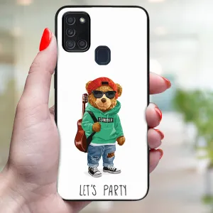 MY ART Ochranný obal pre Samsung Galaxy A21s BEAR (177)