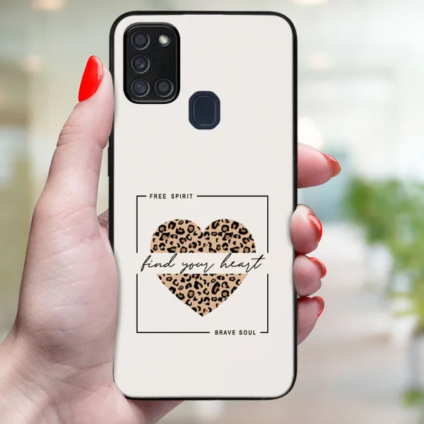 MY ART Ochranný obal pre Samsung Galaxy A21s WILD HEART (241)