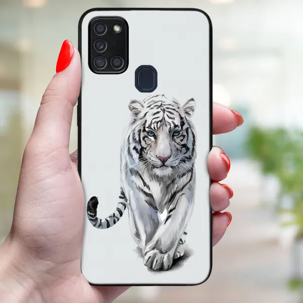MY ART Ochranný obal pre Samsung Galaxy A21s TIGER (243)