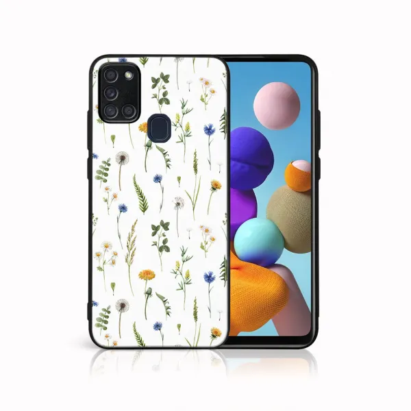 MY ART Ochranný obal pre Samsung Galaxy A21s WILDFLOWER (153)