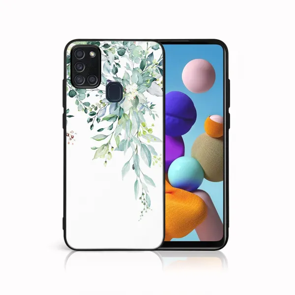 MY ART Ochranný obal pre Samsung Galaxy A21s GREENERY (155)
