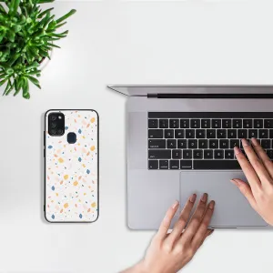 MY ART Ochranný obal pre Samsung Galaxy A21s ORANGE TERRAZZO (165)