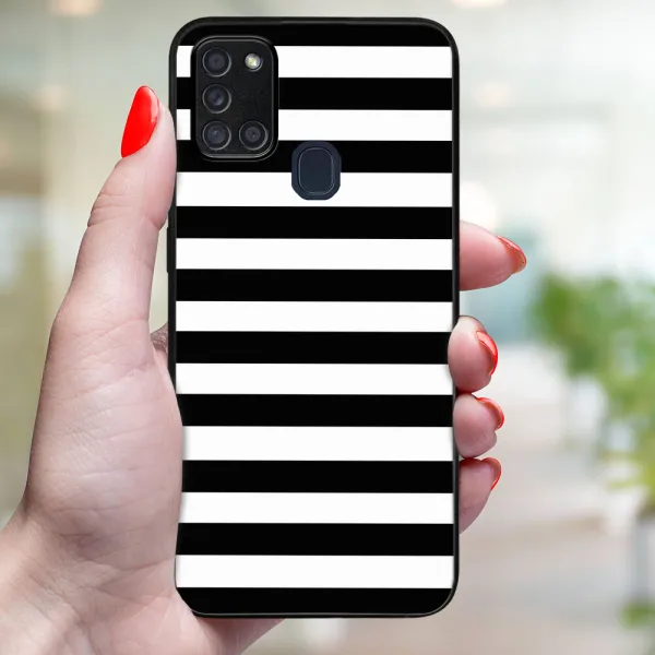 MY ART Ochranný obal pre Samsung Galaxy A21s LINES (169)