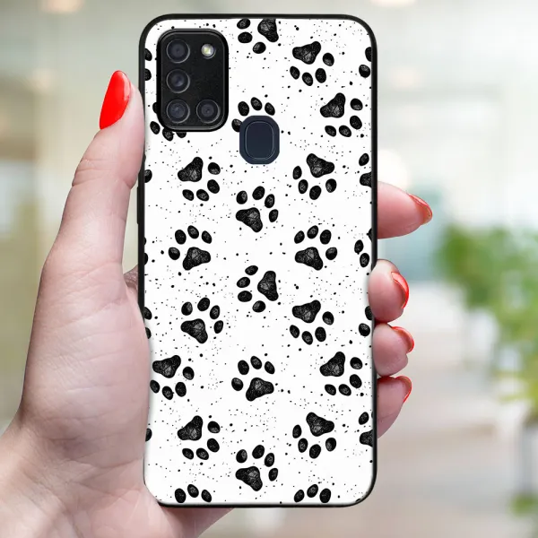 MY ART Ochranný obal pre Samsung Galaxy A21s PAWS (185)