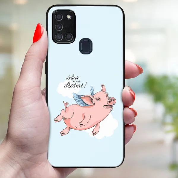 MY ART Ochranný obal pre Samsung Galaxy A21s PIG (186)