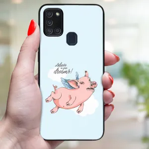 MY ART Ochranný obal pre Samsung Galaxy A21s PIG (186)