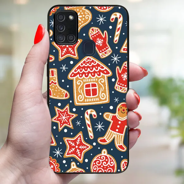 MY ART Obal s vianočným dizajnom Samsung Galaxy A21s CHRISTMAS (069)