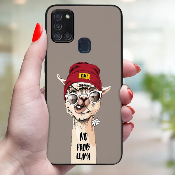 MY ART Ochranný obal pre Samsung Galaxy A21s PROBLLAMA (187)