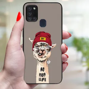 MY ART Ochranný obal pre Samsung Galaxy A21s PROBLLAMA (187)