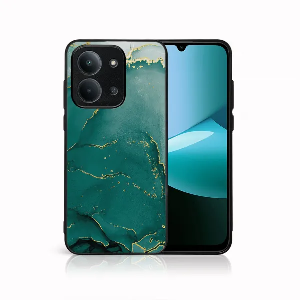 MY ART Ochranný kryt pre Xiaomi Redmi 15C / Redmi 15C 5G GREEN MARBLE (145)