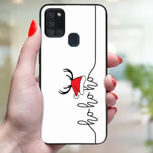 MY ART Obal s vianočným dizajnom Samsung Galaxy A21s HOHOHO (073)