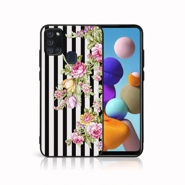 MY ART Ochranný obal pre Samsung Galaxy A21s STRIPS (176)