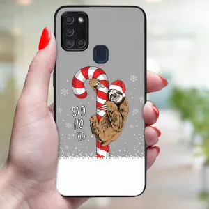 MY ART Obal s vianočným dizajnom Samsung Galaxy A21s CANDY (076)