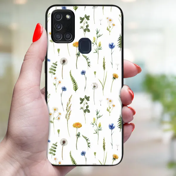MY ART Ochranný obal pre Samsung Galaxy A21s WILDFLOWER (153)