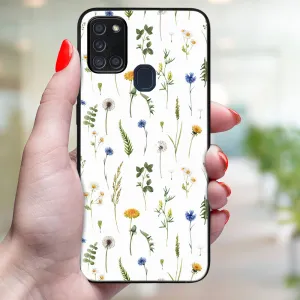 MY ART Ochranný obal pre Samsung Galaxy A21s WILDFLOWER (153)