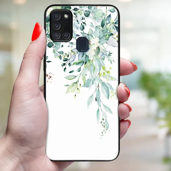 MY ART Ochranný obal pre Samsung Galaxy A21s GREENERY (155)