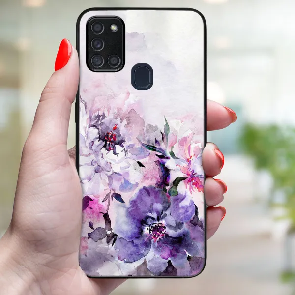 MY ART Ochranný obal pre Samsung Galaxy A21s PEONIES (156)