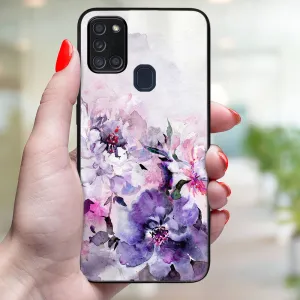 MY ART Ochranný obal pre Samsung Galaxy A21s PEONIES (156)