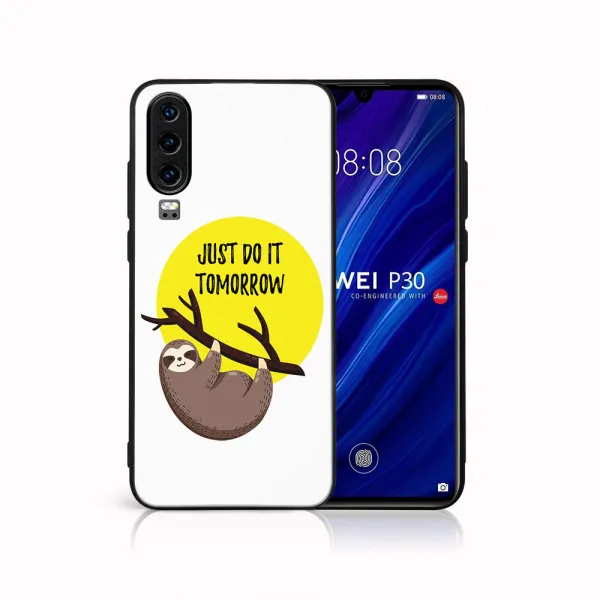 MY ART Ochranný obal pre Huawei P30 SLOTH (188)