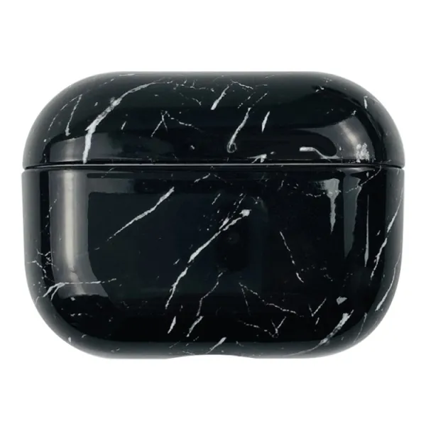 MARBLE Puzdro pre Apple Airpods Pro BLACK-WHITE