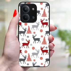 MY ART Kryt s vianočným dizajnom Xiaomi Redmi 15C / Redmi 15C 5G DEER (068)