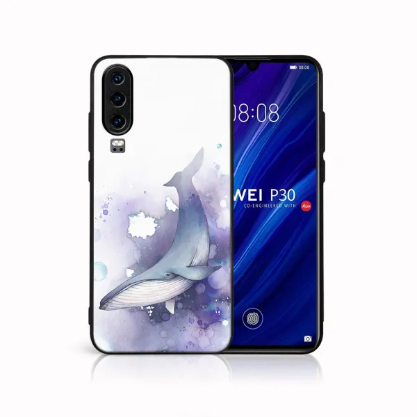 MY ART Ochranný obal pre Huawei P30 WHALE (242)