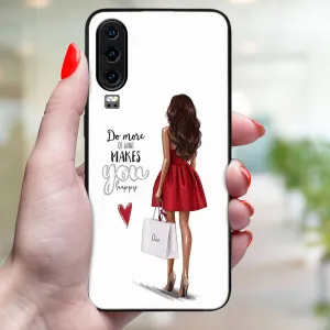 MY ART Ochranný obal pre Huawei P30 RED DRESS (137)