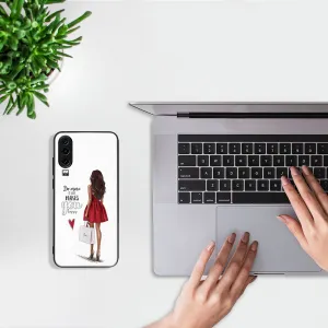 MY ART Ochranný obal pre Huawei P30 RED DRESS (137)