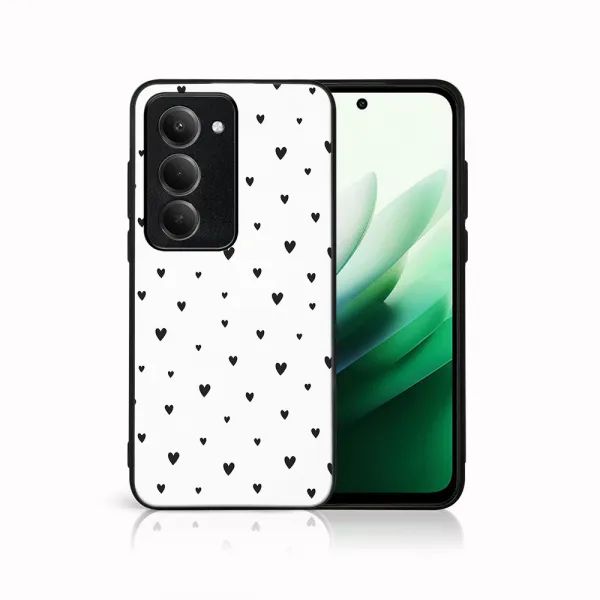 MY ART Ochranný kryt pre Xiaomi Redmi 15 / Redmi 15 5G BLACK HEARTS (167)